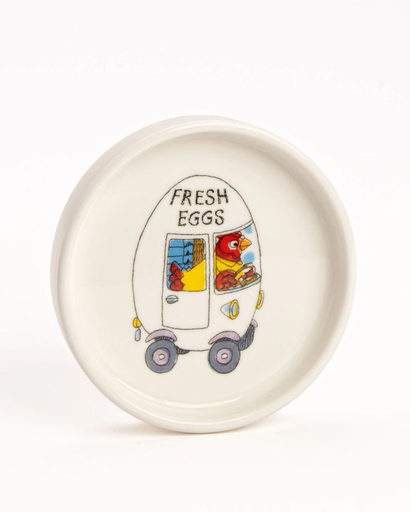Magpie x Richard Scarry - Trinket Dish - Egg Van