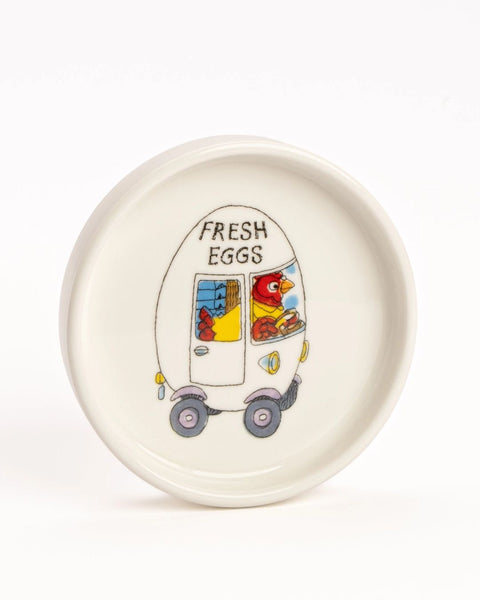 Magpie x Richard Scarry - Trinket Dish - Egg Van