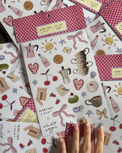 Martina's Tiny Store - Studio Sogni (Elena Tea) X Tiny Store Collab Stickersheet