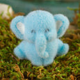 Miniature Flocked Elephant