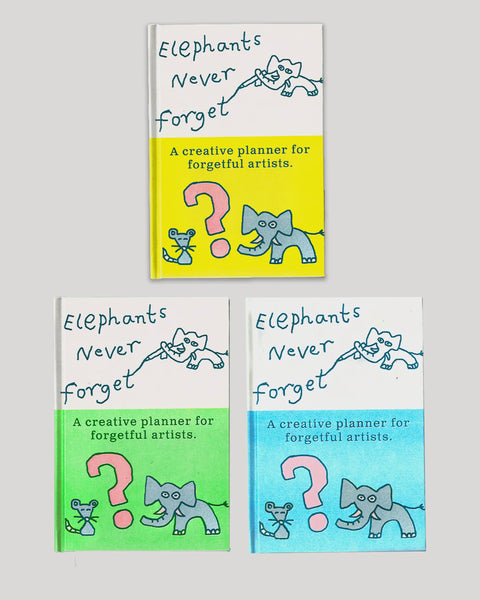 Jumbo Press - Elephants Never Forget Planner