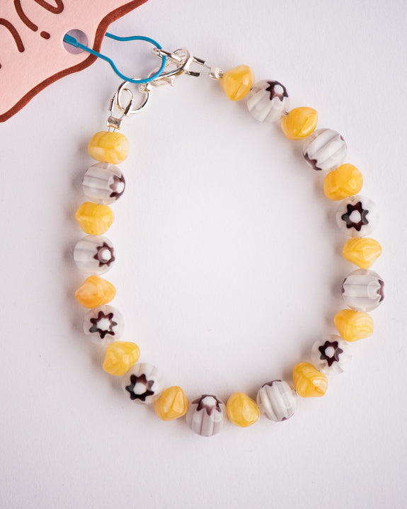 Emily Green - Millefiori Bracelet - Honey