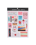 Martina's Tiny Store - Travel Ephemera Stickersheet