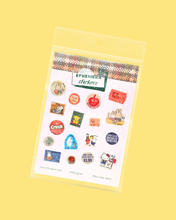 Riley Grae - Sweet Ephemera - Sticker Sheet