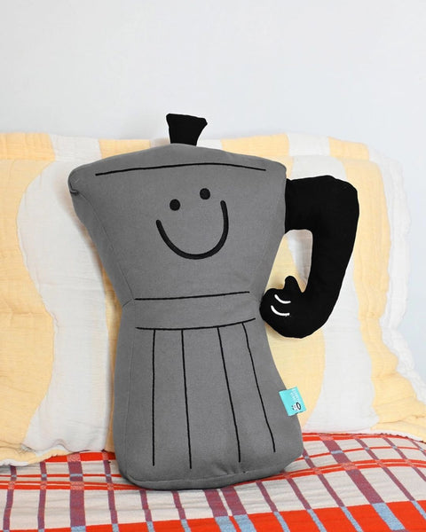 Natali Koromoto - "Espresso Time" Throw Pillow