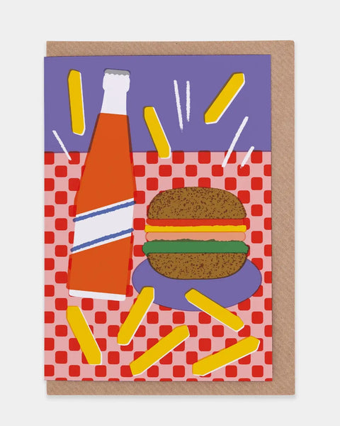 Evermade - Burger & Fries Greetings Card