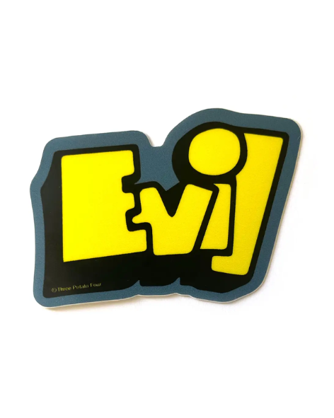 Three Potato Four - Sticker - Evil
