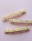 Hey Ricochet - Extra Long Barrette - Shell