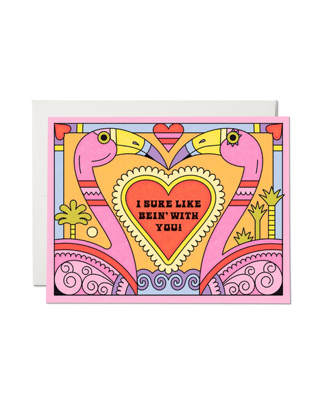 Red Cap Cards - Eyes For You Greeting Card