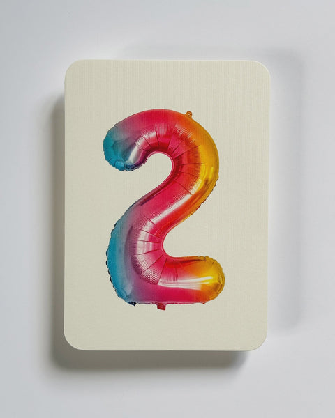 Canonbury Press - Birthday Balloon No.2 Greeting Card