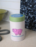Natali Koromoto - "Farm Girlies" Small Tin Canister - Pig / Goat