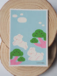 Natamori - Bunnies Art Print