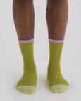 Baggu - Ribbed Sock - Olive Mix