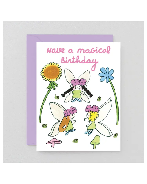 Wrap - Have A Magical Birthday Fairies Kids Greeting Card
