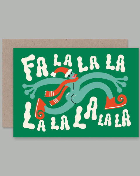 AHD - Greetings Card - FA LA LA LA