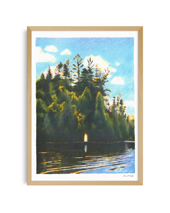 KIBLIND Atelier - Clément Thoby - Falcon Lake - A3 Poster