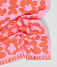 Wrap - Tea Towel - Super Clean Flowers Pink/Warm Red