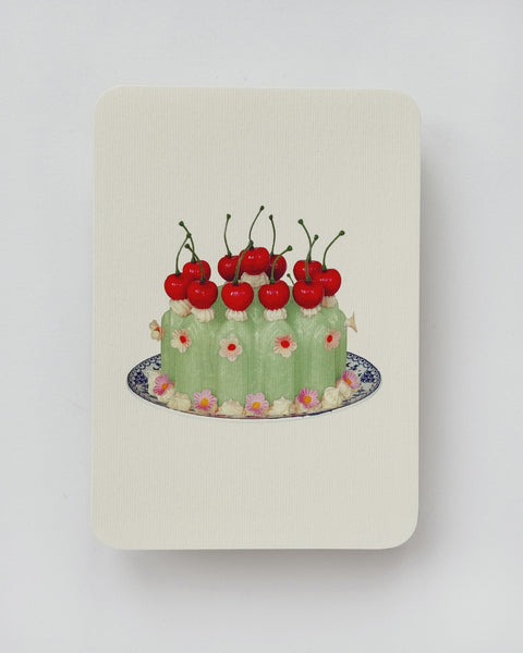 Canonbury Press - Chartreuse Cream Blancmange Greeting Card