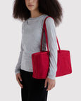 Baggu - Medium Nylon Bowler Bag - Cherry