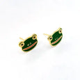 Jenny Lemons - Frog Enamel Earrings