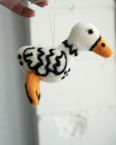 Stay Home Club - Hanging Felt Ornament - Fowl