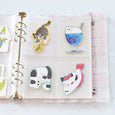 KING JIM - OTONA Sticker File Binder - Pink