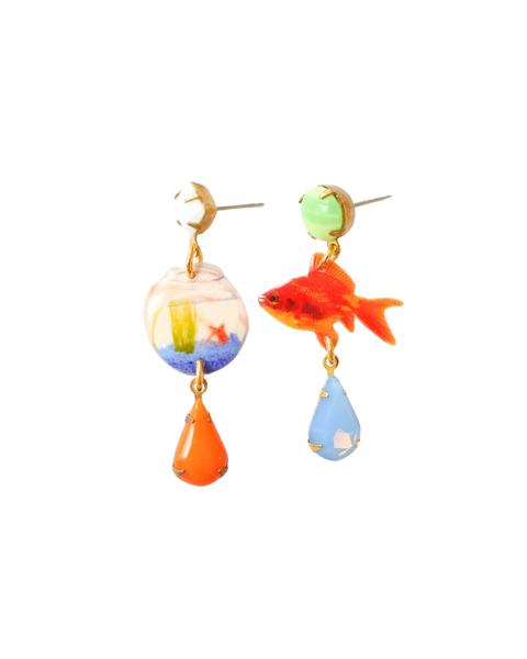 Haricot Vert - Fish Out of Water Dangle Set