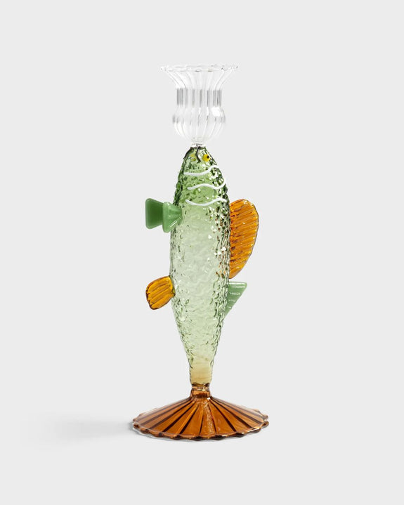 &klevering - Candle Holder - Fish Green