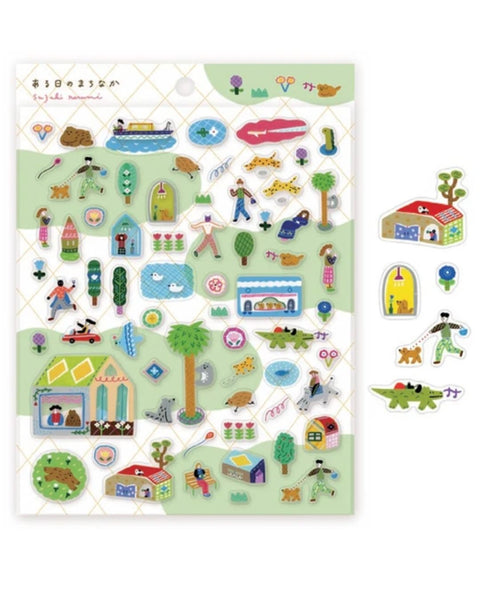 Cozyca - Suzuki Narumi Clear Stickers - One Day in the Town
