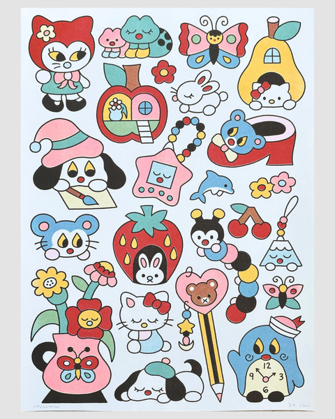 Hello Numi - Riso Print - Primavera