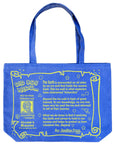 Goodbye Press - Flat Earth Big Tote - Blue