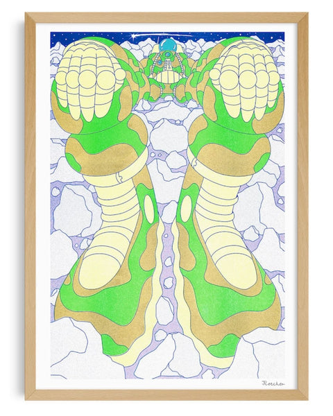 KIBLIND Atelier - A3 Poster - Jack Fletcher - If I Could Sit Quietly in Space