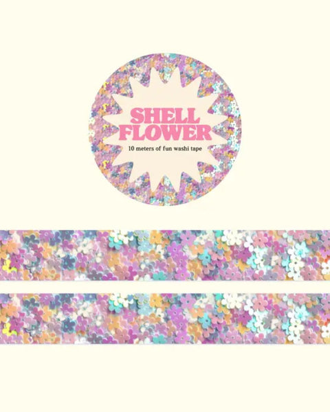 Shellflower - Floral Washi Tape