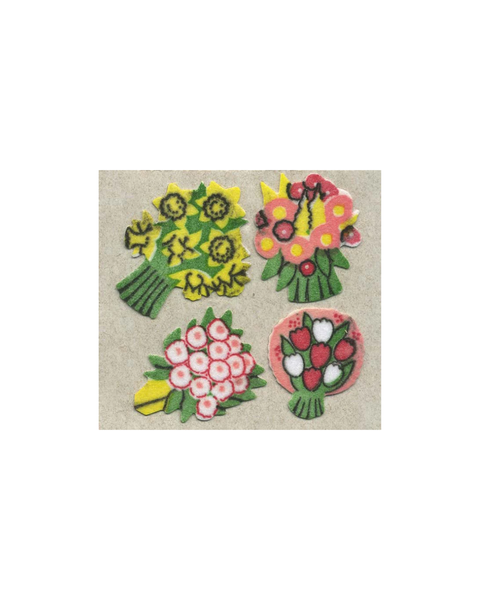 Stickermagic - Furry Tear-off Stickers - Floral Posies