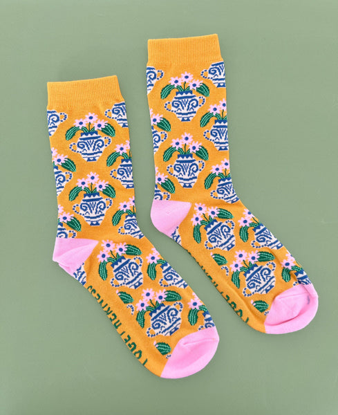 Togetherness - Flower Urn Socks