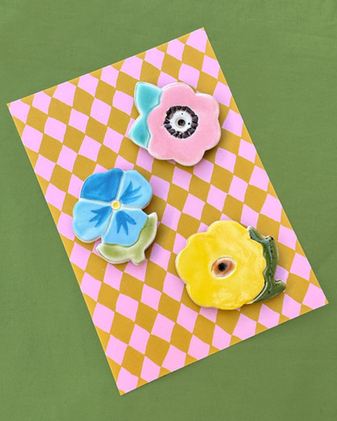 Togetherness - Flowerful Ceramic Magnet Set