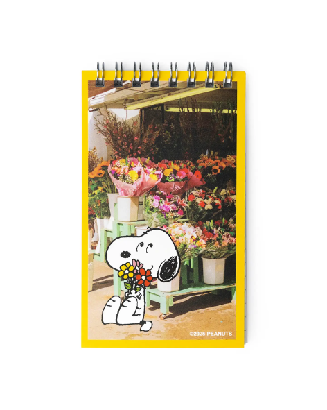 Three Potato Four X Peanuts® - Snoopy Flower Bouquet - Mini Memo Pad