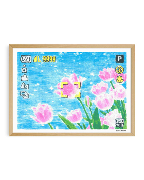 KIBLIND Atelier - Luca Bjørnsten - Flowers.jpg - A3 Poster