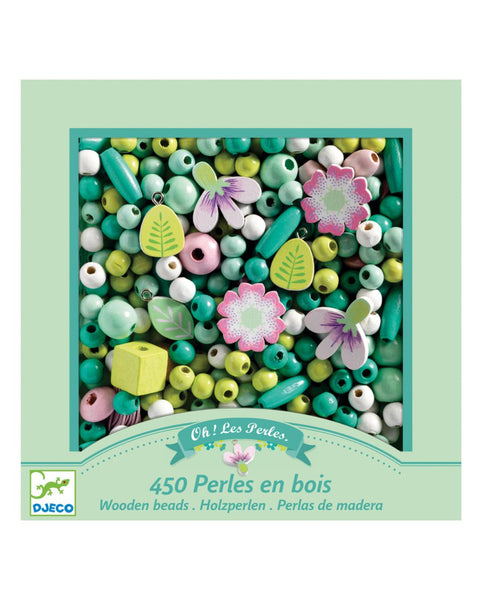 Djeco - Flowers & Leaves Bead Set