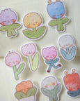 Natamori - Felt Sticker Sheet - Flowers