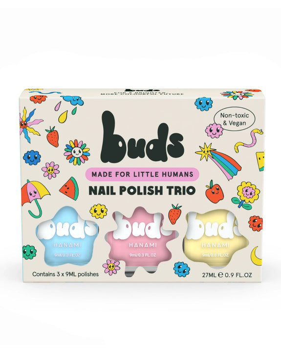 Hanami - Buds Kids Nail Polish Trio Pack - Flutter