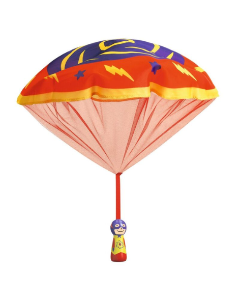 Djeco - Super Powers – Wooden Parachutists