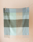 TBCo - Lambswool Baby Blanket - Forest Block Check