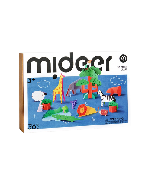Mideer - 3D Paper Craft - Forest Animals