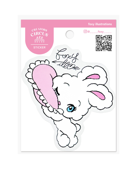 Creators Circus Sticker - Cushion Bunny