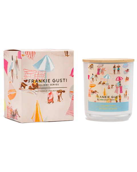 Frankie Gusti - Holiday Series Candle - Coconut Surf - Janey Forbes