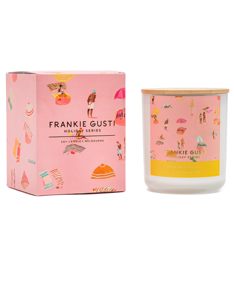 Frankie Gusti - Holiday Series Candle - Passionfruit Spritz - Janey Forbes