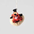 Wrap - Hanging Felt Ornament - Frankie