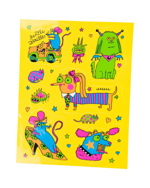 Gentle Thrills - Freaky Friends Sticker Sheet