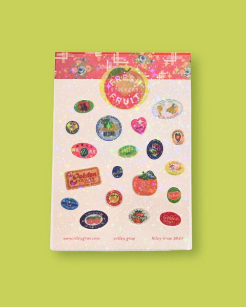 Riley Grae - Fresh Fruit Sticker Sheet